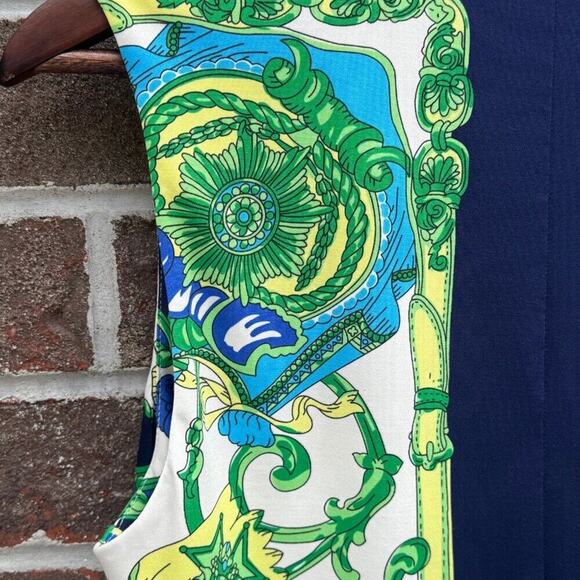 Julie Brown NYC Sleeveless Mod Print Shift Dress | Size Large - Picture 4 of 8